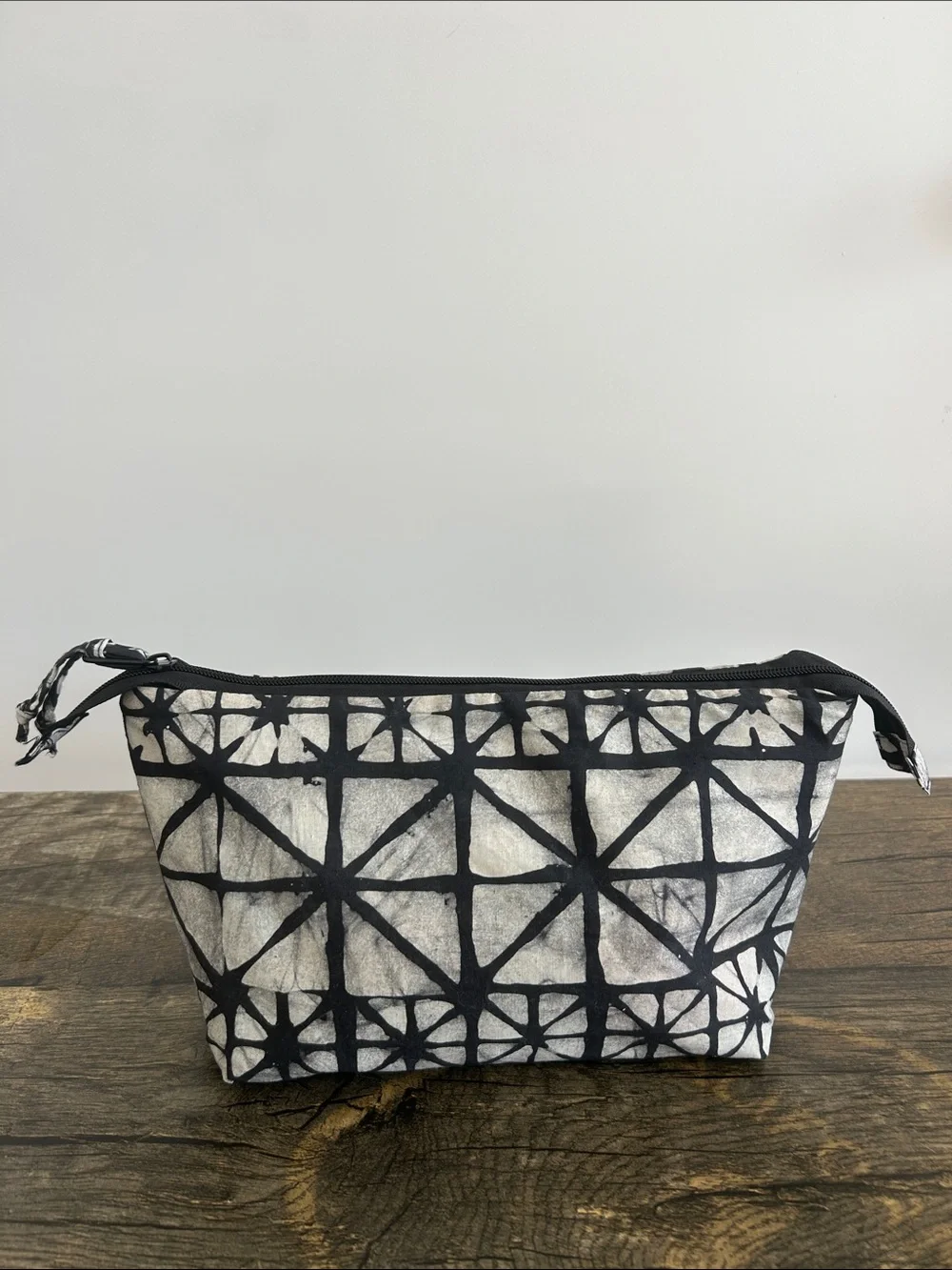 Black & White Geometric Cosmetic Pouch
